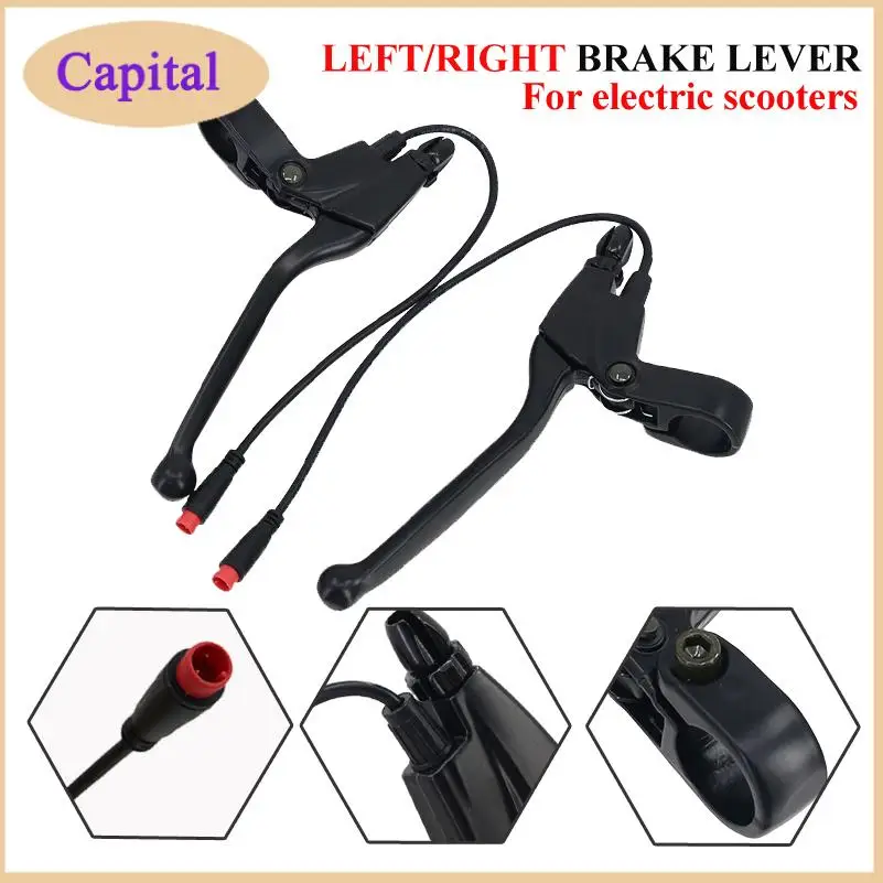 Alavanca de freio para scooter elétrica, para kugoo m4 pro, scooter elétrica, alça de liga de alumínio, substituição, alavancas de embreagem