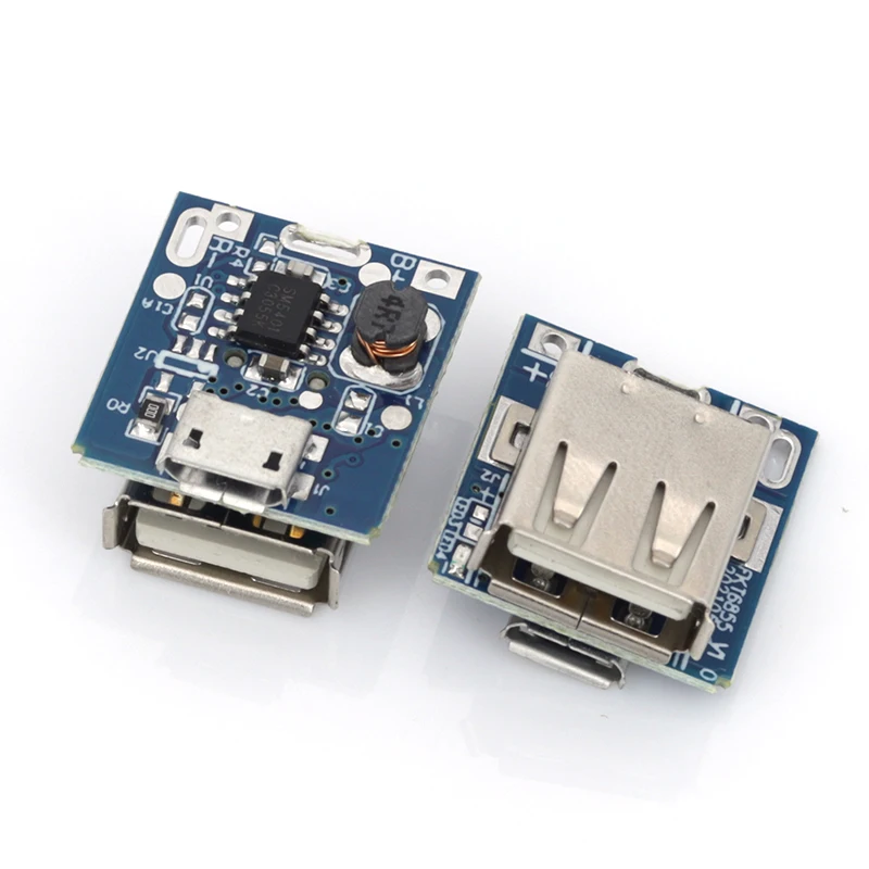 5V Step Up Power Supply Boost Converter Module Lithium Battery Charging Board Protection Board LED Display MICRO USB Charger DIY — zdjęcie 6