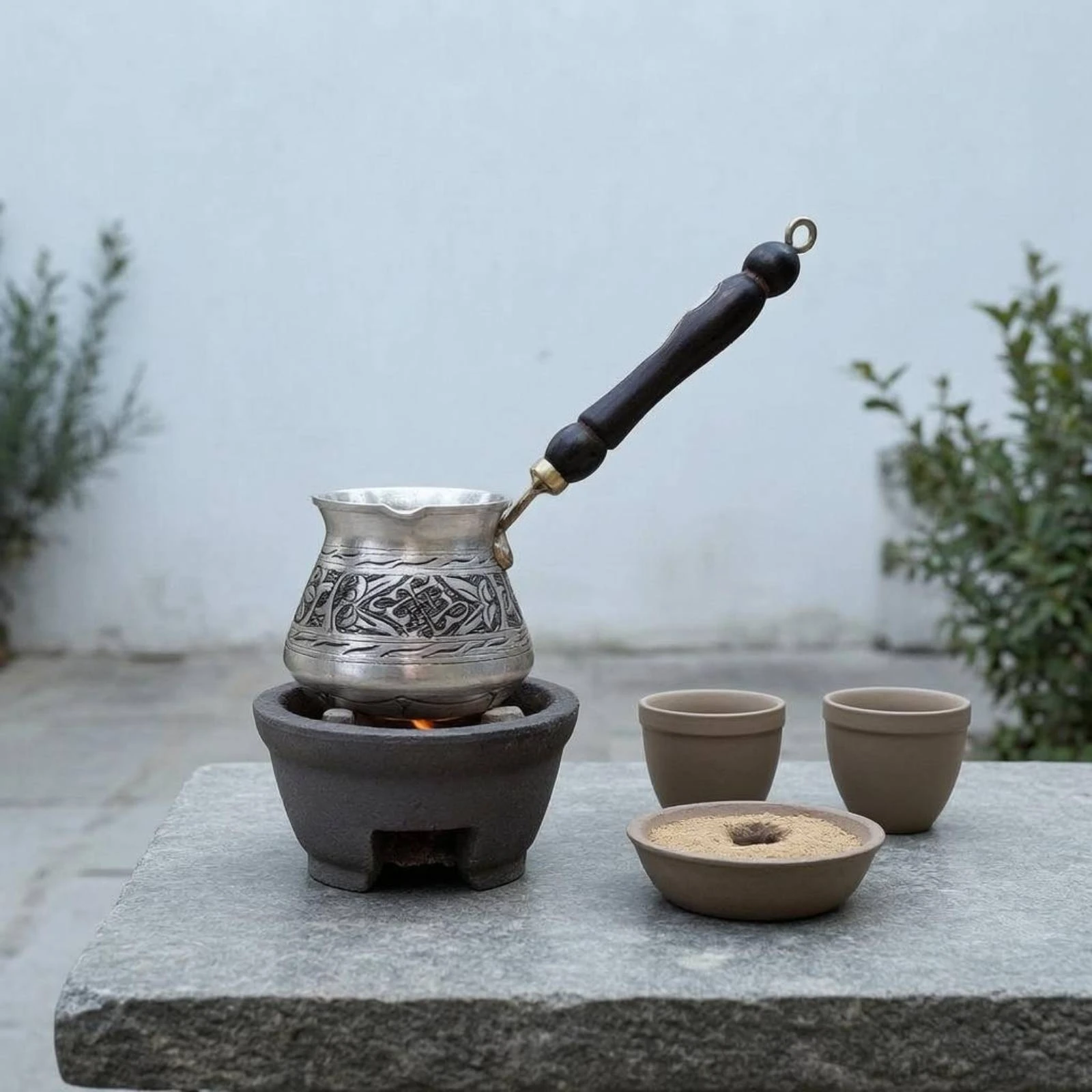 hand-engraved-copper-cezve-narrow-spout-engraved-copper-coffee-pot-wood-handle-coffee-pot-excellent-heat-conductivity