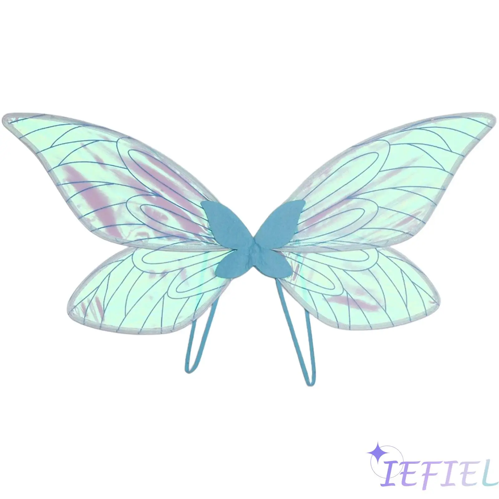 

1Pc Womens Girls Elastic Strap Butterfly Fairy Wings Costume Accessory Cosplay Props for Halloween Carnival Catwalk Role Play