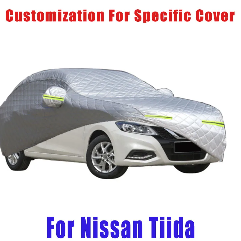 For Nissan Tiida Hail prevention cover auto rain protection, scratch protection, paint peeling protection, car Snow prevention