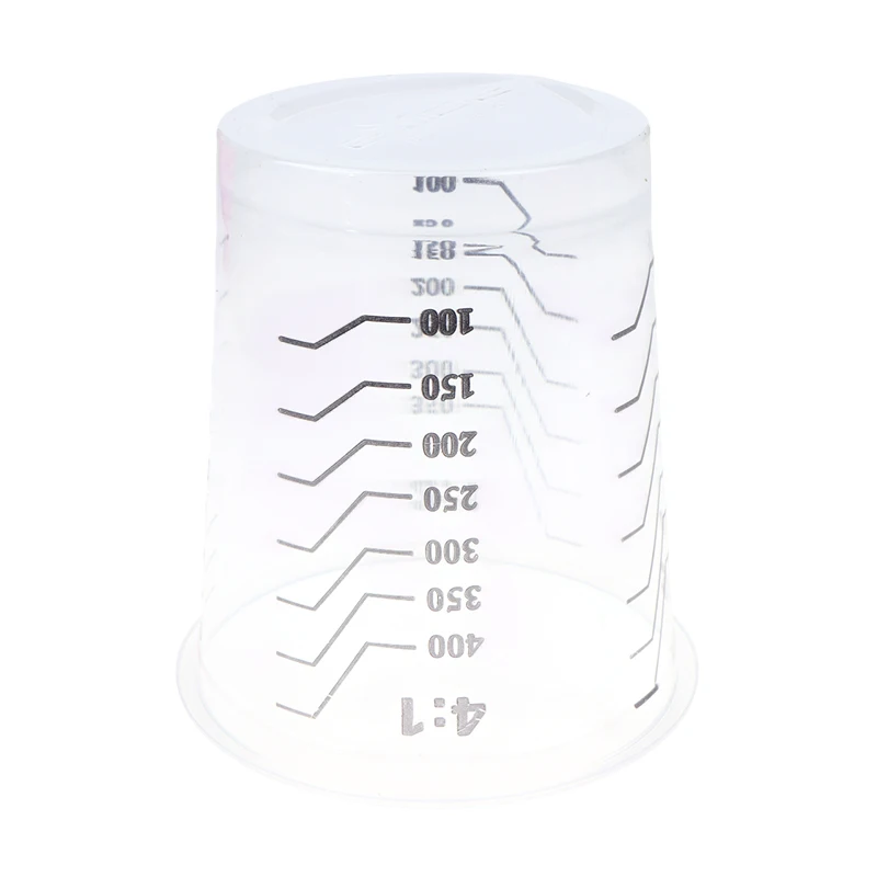 

Прозрачные одноразовые пластиковые стаканчики для смешивания красок емкостью 500 мл, горшок для смешивания красок, калиброванная чашка, строительный инструмент