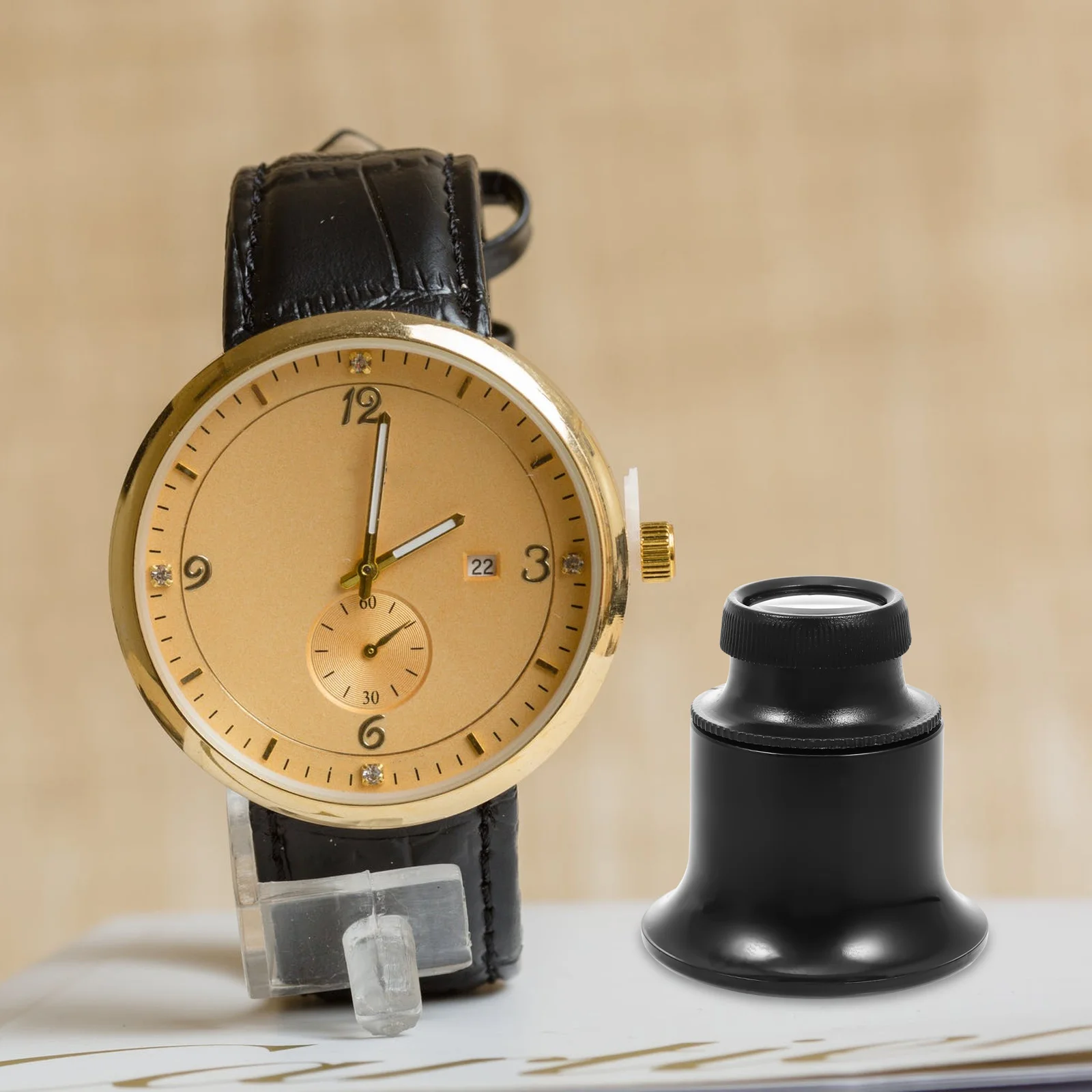 

4Pcs Eye Loupe Professional Multi-Function Loupe Magnifier for Miniature Engraving Watch Repair Portable Jewelers Loop