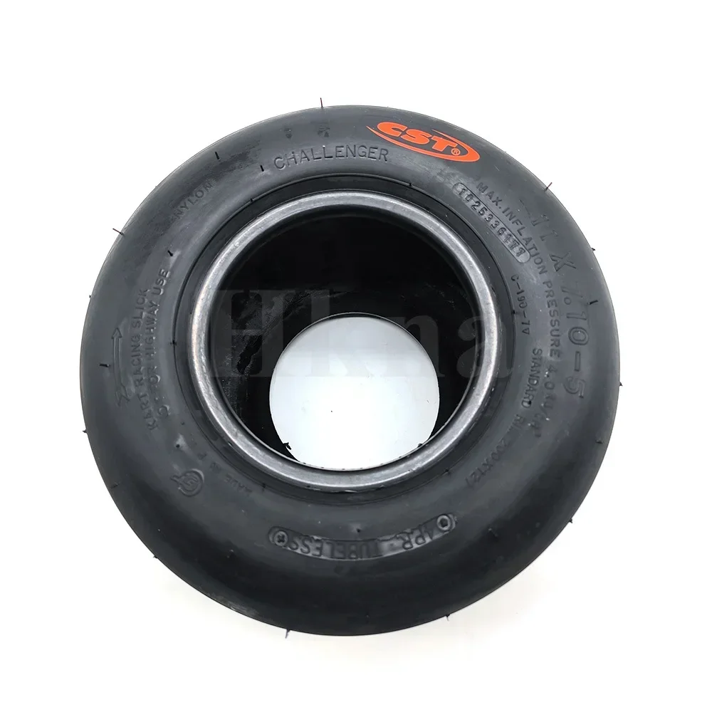 Drift Karting Rear Wheel CST 11x7.10-5 Vacuum Tyre 11 Inch Tubeless Tire Go Kart  Accessories