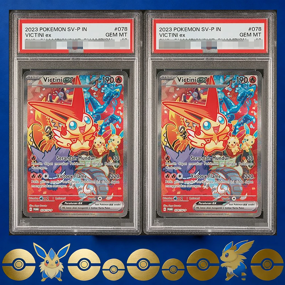 

Коллекционная карта Proxy PTCG Diy TCG - Запечатанная флэш-карта Victini EX 078/SV-P, английская версия, самодельная карта, подарки