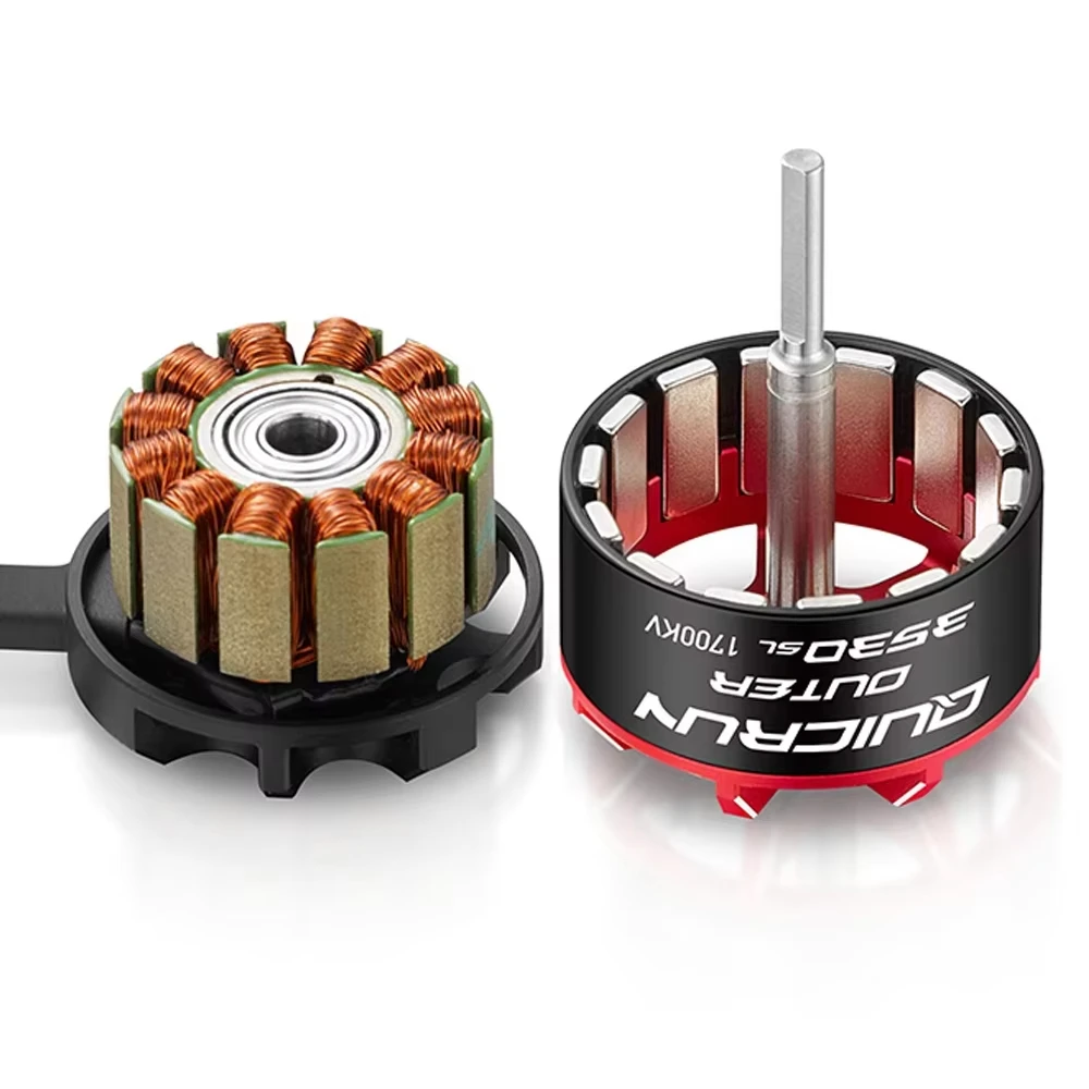 محرك Hobbywing Quicrun WP 10BL80 2-4S 80A مقاوم للماء ESC والخارجي 3530SL 2200KV /1700KV