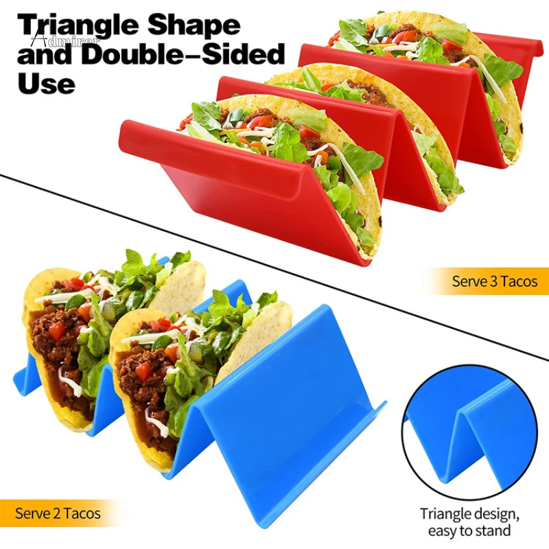 Mexican Roll Rack Taco Cake Racks For Cafes Creative Tortilla Pancake Shelf Holder Wave Shape Tray Holder Taco Cake Pancake Rack