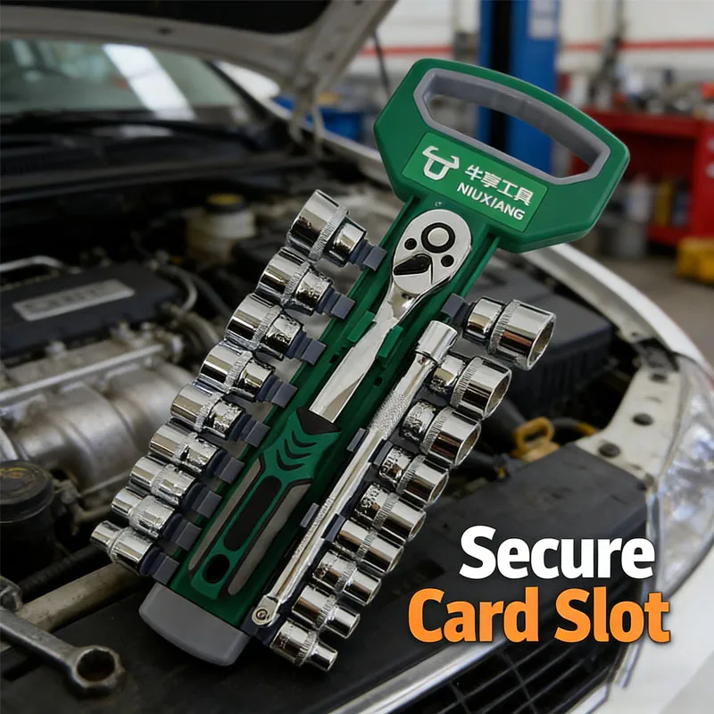 

DriveSocketSet 1/4 3/8 inch CRV MetricImperialSockets with QuickRelease RatchetWrenchProModel 72Teeth for AutomotiveGarageRepair