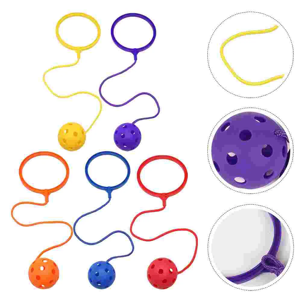 3 Pcs Girl Toys Bouncing Ball Rope Ankle Skip Game Jump Leg Sports Jumping Ring Fitness for Kids Skipping Child