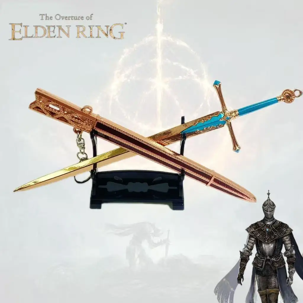 

8.3inch Elden Moonlight Greatsword Metal Sword Japanese Samurai Sabre Ninja Blade Cosplay Prop Safe Collection Prop Toy