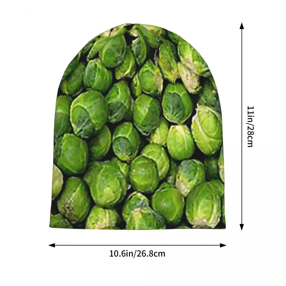 Brussels Sprouts Novelty Skullies Beanies Hats Warm Autumn Winter Outdoor Cap Knitted Bonnet Caps for Men Women Adult