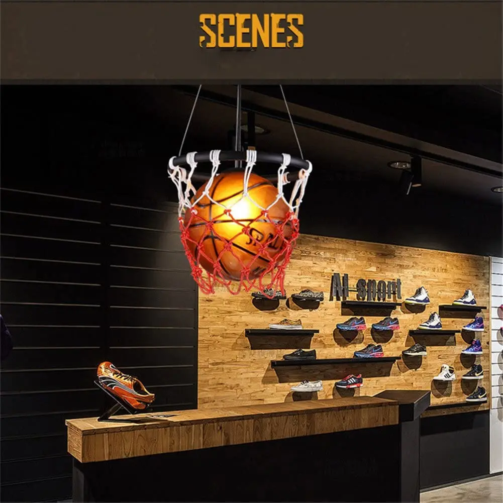 Led Ceilling Light Pendant Lamp Basketball