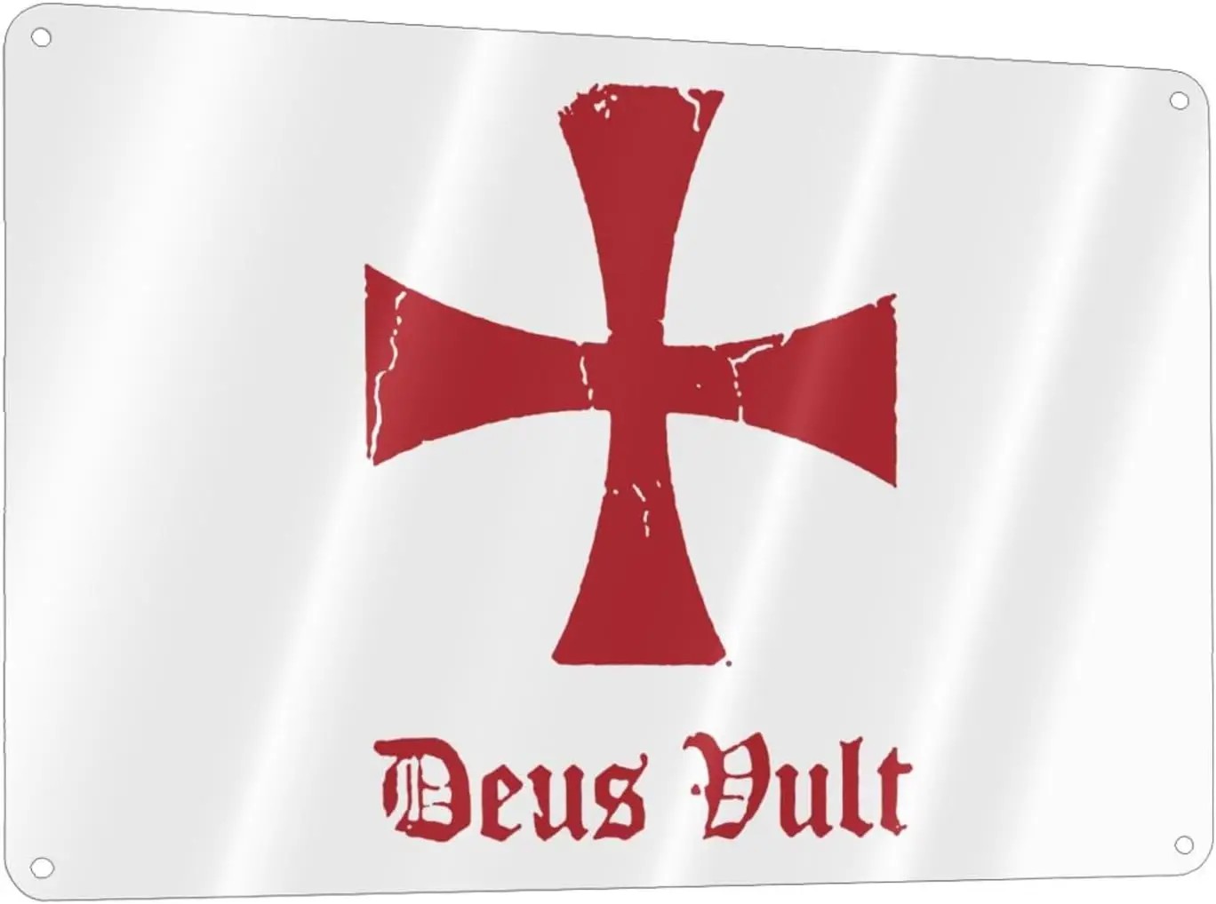 Vult Knights Templar Cross Metal Aluminum Sign Decor Bar Patio Poster Wall Garage Decorations Funny Gifts es-aluminum