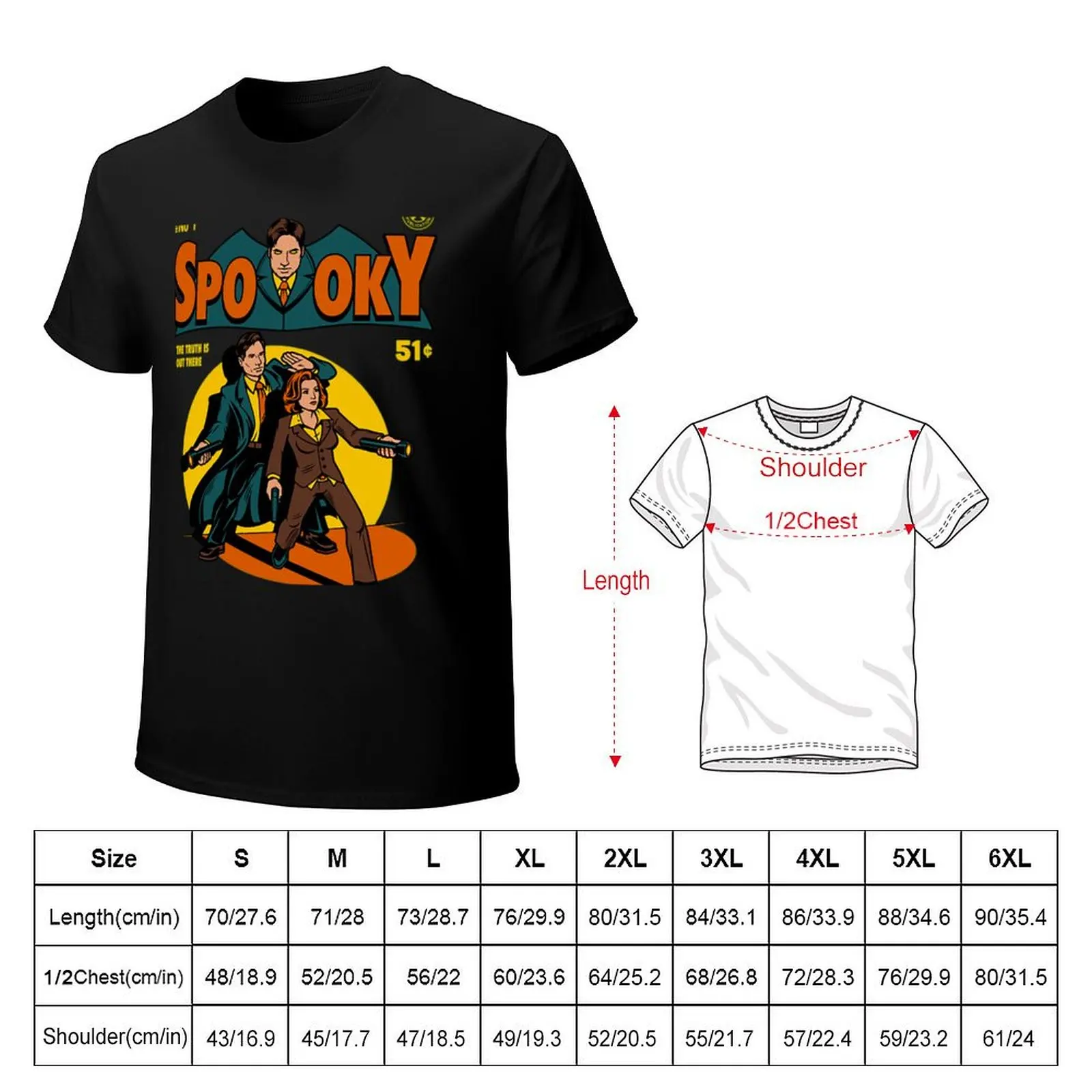 X Files T-Shirt Casual Trendy Streetwear Tee Shirt