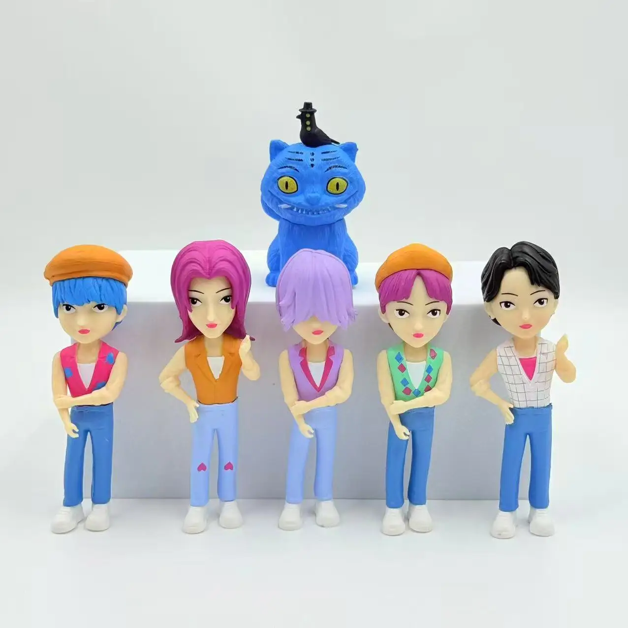 6個/セット Kpop デモンハンターズ フィギュア モデル おもちゃ PVC 漫画 ゲーム周辺機器 デスクデコレーション コレクション フィギュア モデル おもちゃ 子供向け