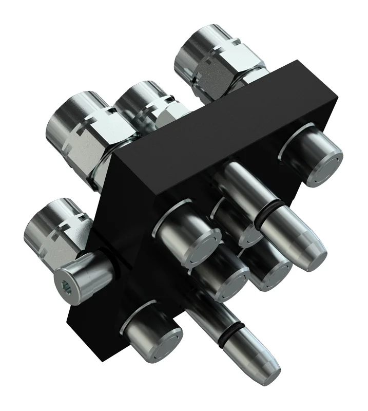 P5065 4 Ways Modular Connection Quick Coupler To Connect All Lines At Once Hydraulic Multi Coupling