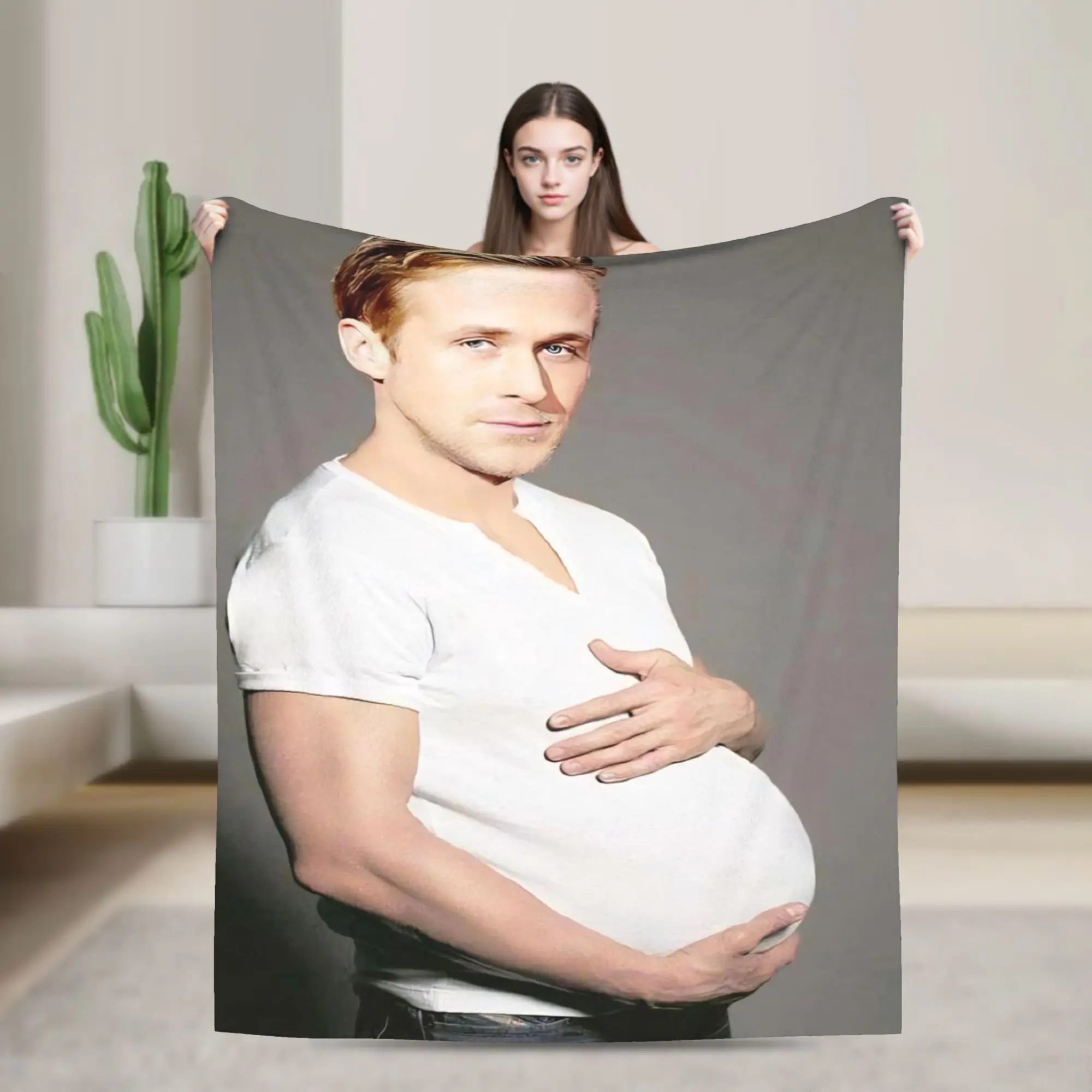 Comfortable ryan gosling meme Blanket Stuff Bedding Decorative  Blanket Throw Lightweight Fleece for Couch