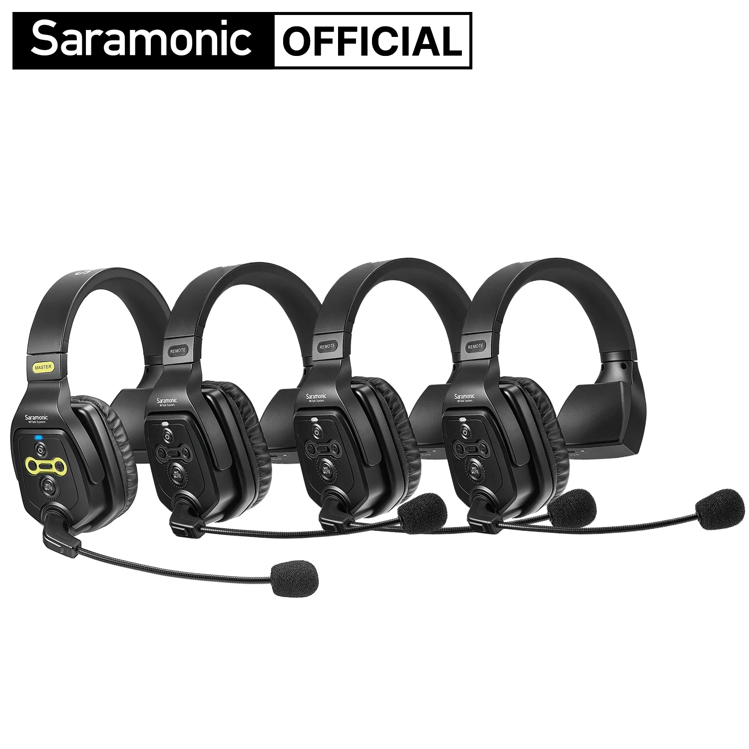 Saramonic wiTalk wt4s sistema de fone de ouvido sem fio de comunicação duplex completa barco marinho interfone duplex fones de ouvido treinadores microfone