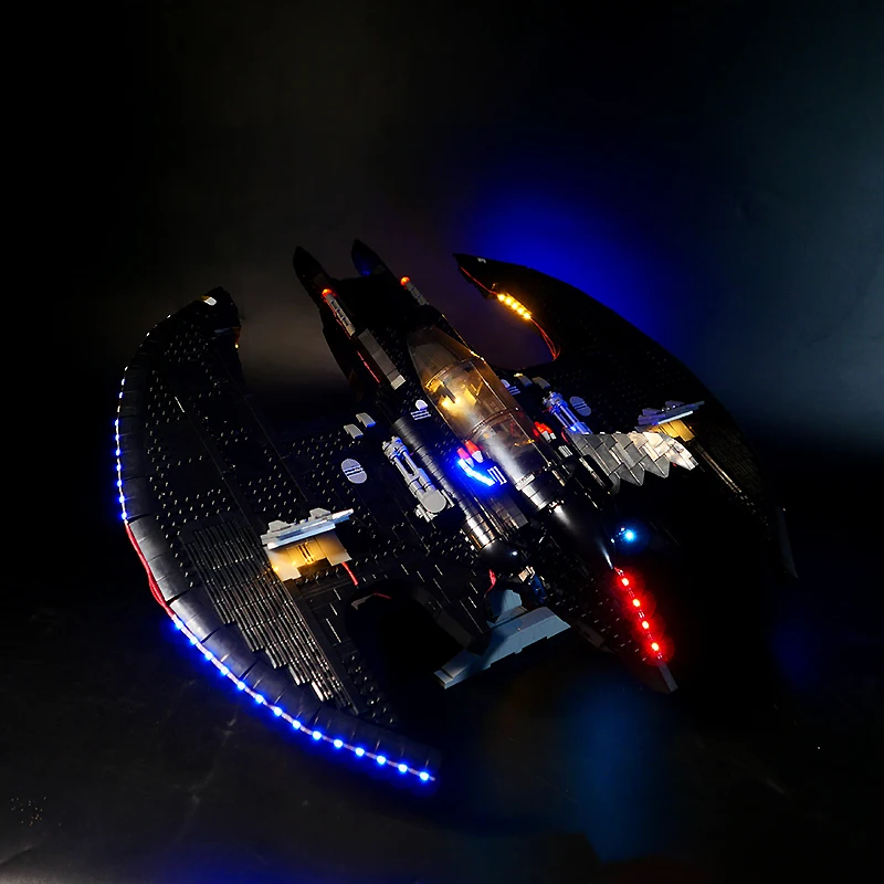 Premium-DIY-LED-Beleuchtungsset für Lego 76161 1989 Batwing (nur LED-Licht, ohne Blöcke Modell). Erhellen Sie Ihre Kreationen