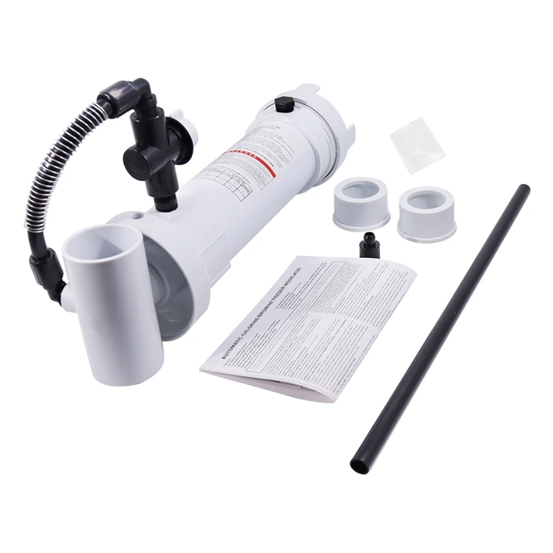 R. 171096   Alimentador en línea automático mejorado de cloro y bromo para piscinas 320 para clorador 320 para centros de piscinas y spas