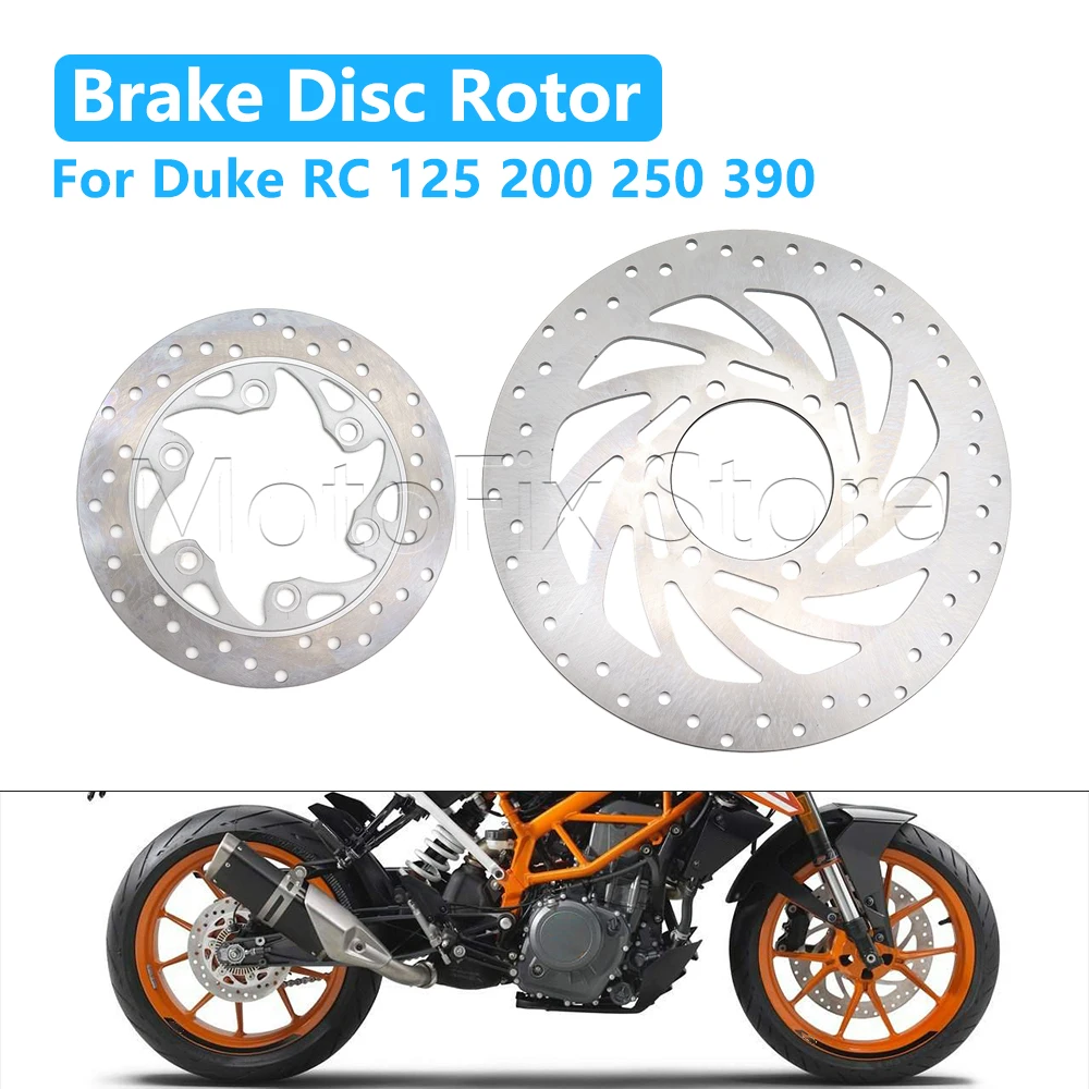 Motorcycle Front Rear Brake Disc Rotor For Duke 125 200 250 390 Duke200 Duke250 Duke390 RC125 RC200 RC250 RC390 2011-2023