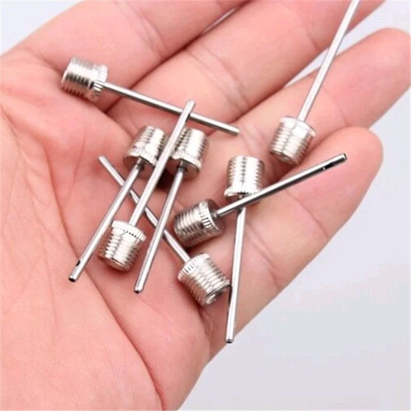 5/10pcs Sport Ball Inflating Pump Needle For Football Basketball Soccer Inflatable Air Valve Adaptor Stainless Steel Pump Pin