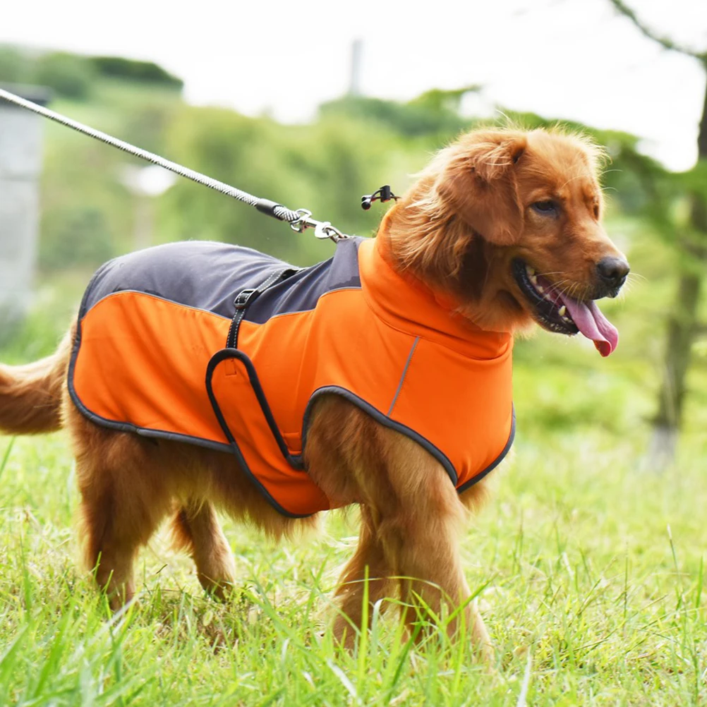 

Dog Jacket Pet Warm Clothing Waterproof Polyester Windproof Fashion Winter Coat Reusable Durable For Christmas Party Daily Wear