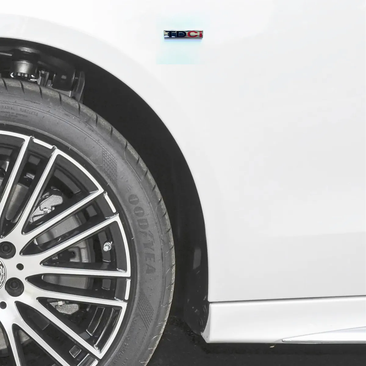 شعار السيارة المعدني TDCI مناسب لملحقات الملصقات المزخرفة ذات الجانب الخلفي #3