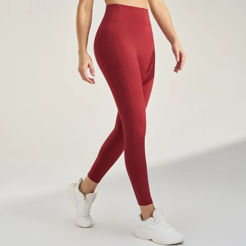 Pantalon de yoga taille haute pour femme, leggings commandés bout à bout pêche, extérieur, pantalon de survêtement à séchage rapide, course à pied, fitness, pantalon sans trace