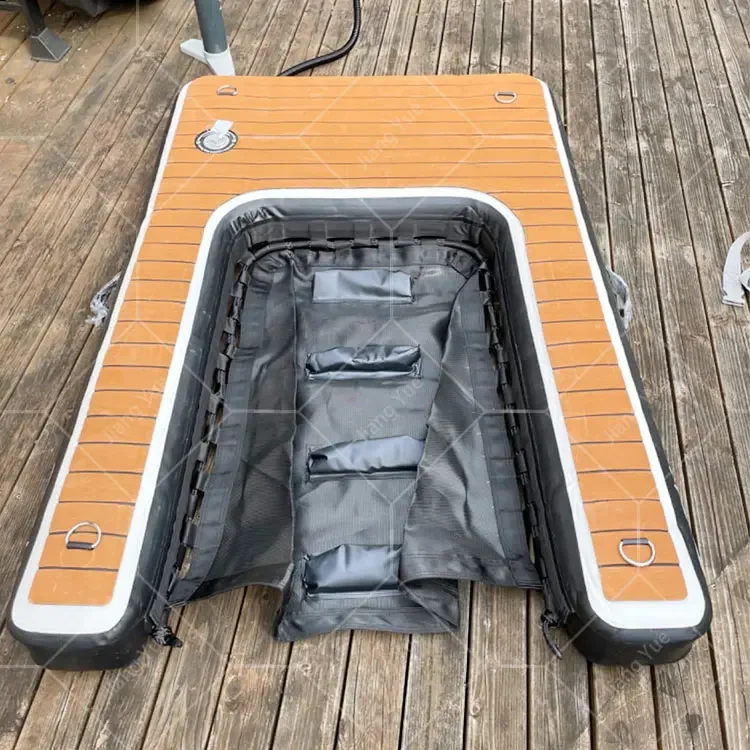 New design Drop Stitch Pet Dog Folding Ramp dog water ramp inflatable dog ramp for boat/pool/lake