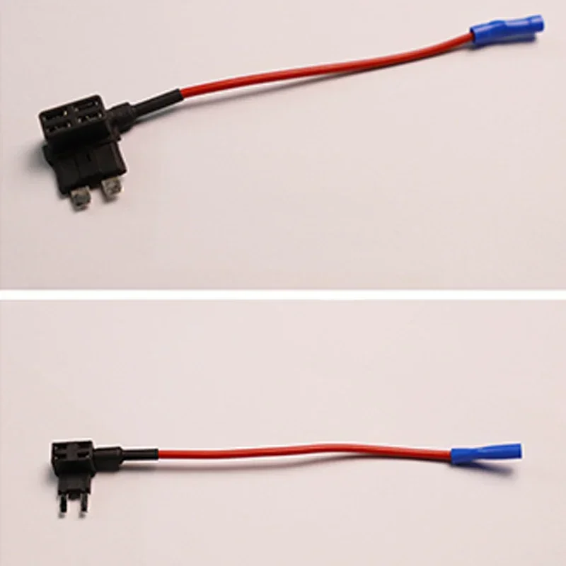 5pcs Car Fuse Box Electrical Outlet Circuit Slim Mini Blade Fuse Holder Fuse Plug with Wire Car Electronics Parts