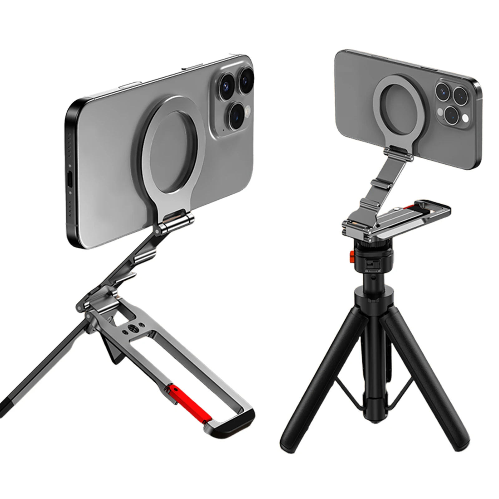 Portable Magnetic Phone Holder Adjustable Phone Mount Mobile Phone Holder for iPhone 16 15 14 13 12 Series