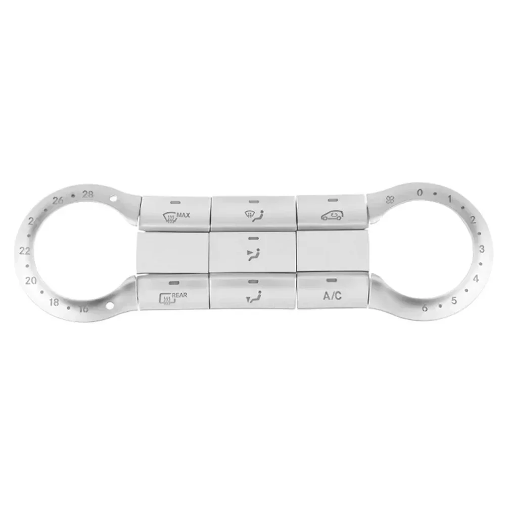 

Car Air Conditioning Buttons Trim For Mercedes C117 X156 For CLA GLA 200 250 2013-2018 Central A/C Button Patch Sticker