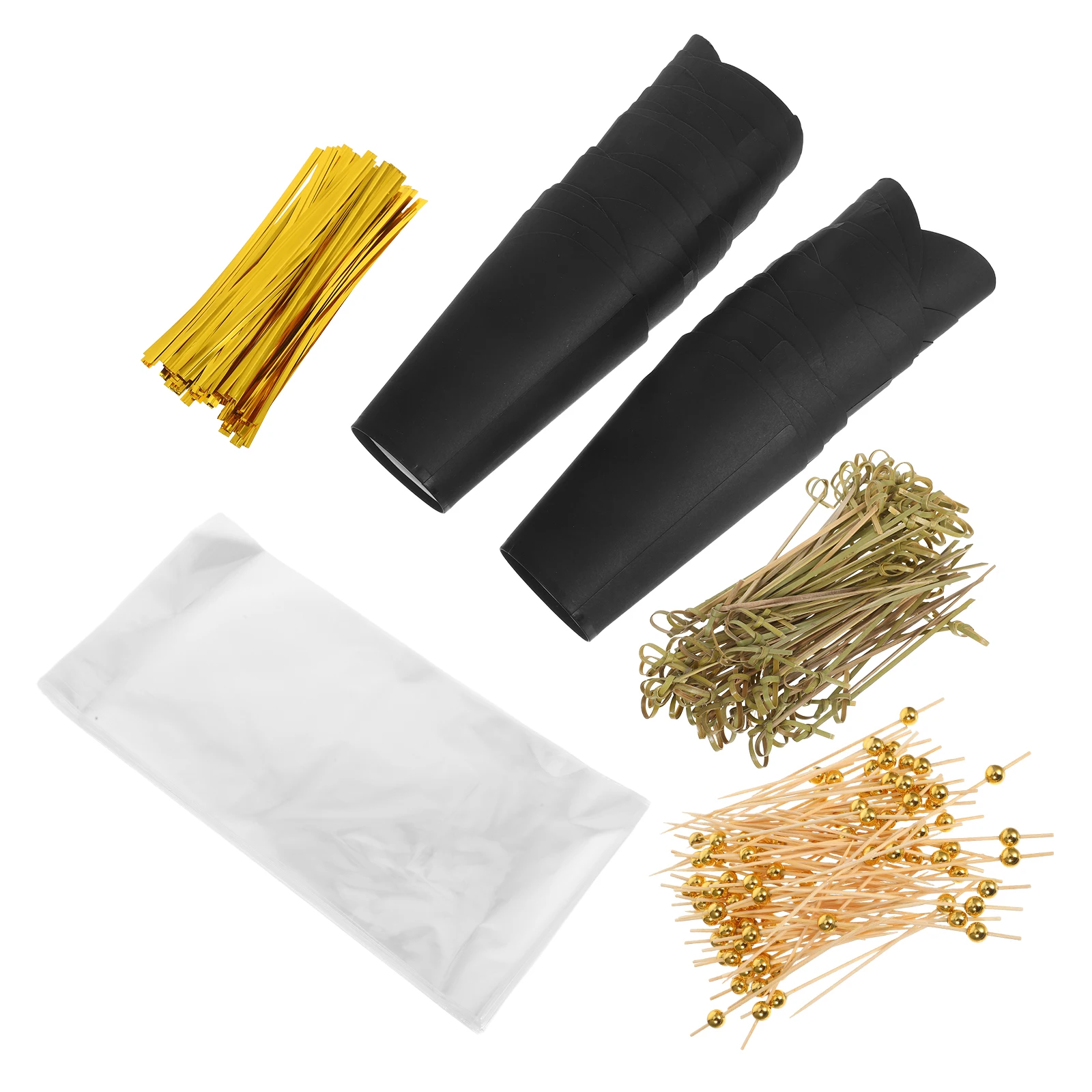 

1 set Charcuterie Sticks 12Oz Disposable French Fry Holders Paper Snack Cups Leakproof Thick Material Take Out Cups For Fast