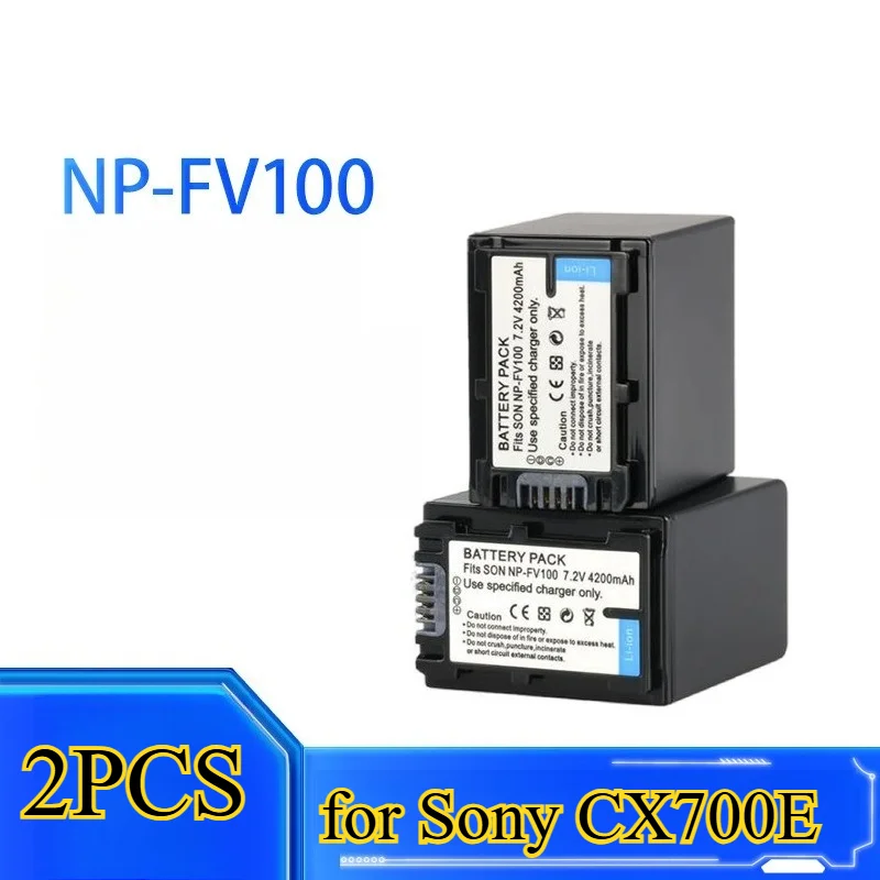 2PCS 4200Mah NP-FV1… - image