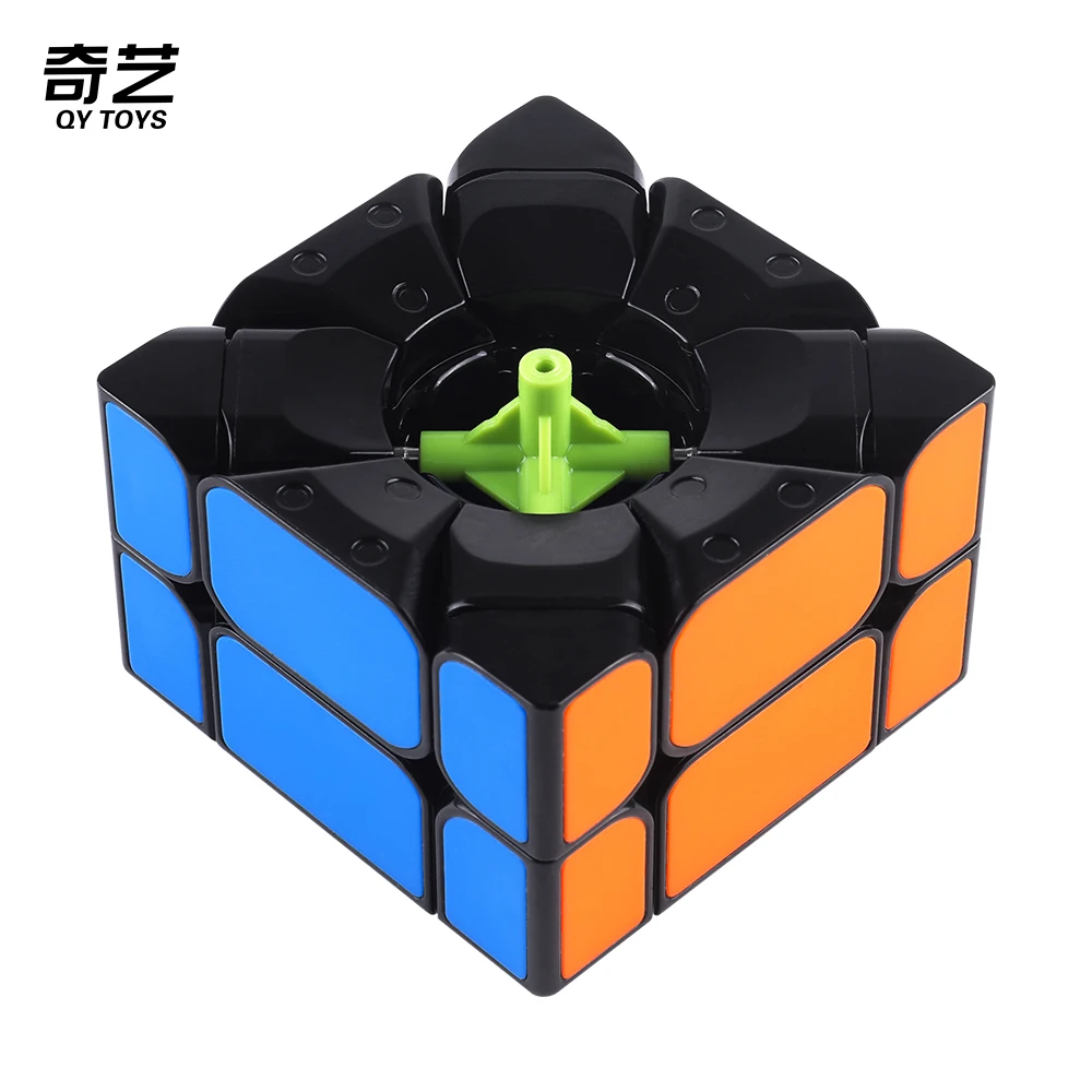 QiYi Fisher Cube Speeding Cube Professional Fidget ของเล่น Cubo Magico ปริศนาของเล่นเด็ก
