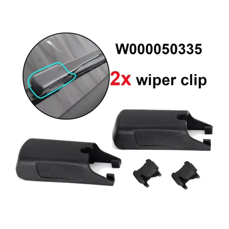 

2 PCS Front Wiper Arm Cover With Clasp Car Accessories Black For Mercedes-Benz W176 X253 W246 W205 W213 W447 2014-2021