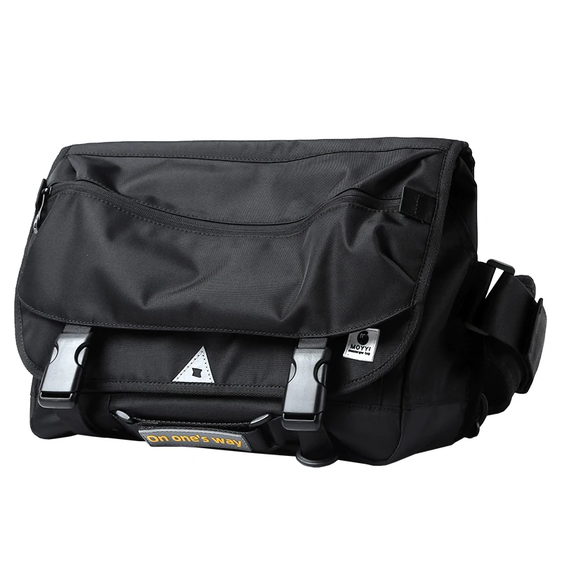 High Quality Men Crossbody Bag Nylon Waterproof Wear-resistant Laptop Messenger Bag Daily Sport Cycling Travel One Shoulder Bag