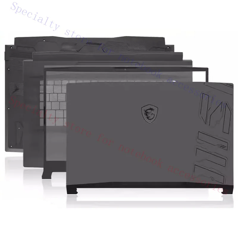 For MSI MS-17L5 Pulse 17 Screen Back Cover Palmrest Bottom Case Cover Shell