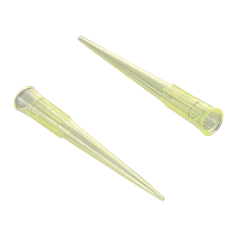 1000pcs Laboratory Pipette Tips 200ul Autoclavable Micropipettes Plastic Pipettes School Teaching Lab Supplies