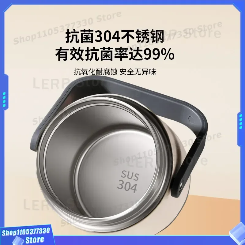 Portable Electric Heating Lunch Box Thermal Insulation Food Container Multi Layer Rice Bucket For Office Workers Car Use 24H