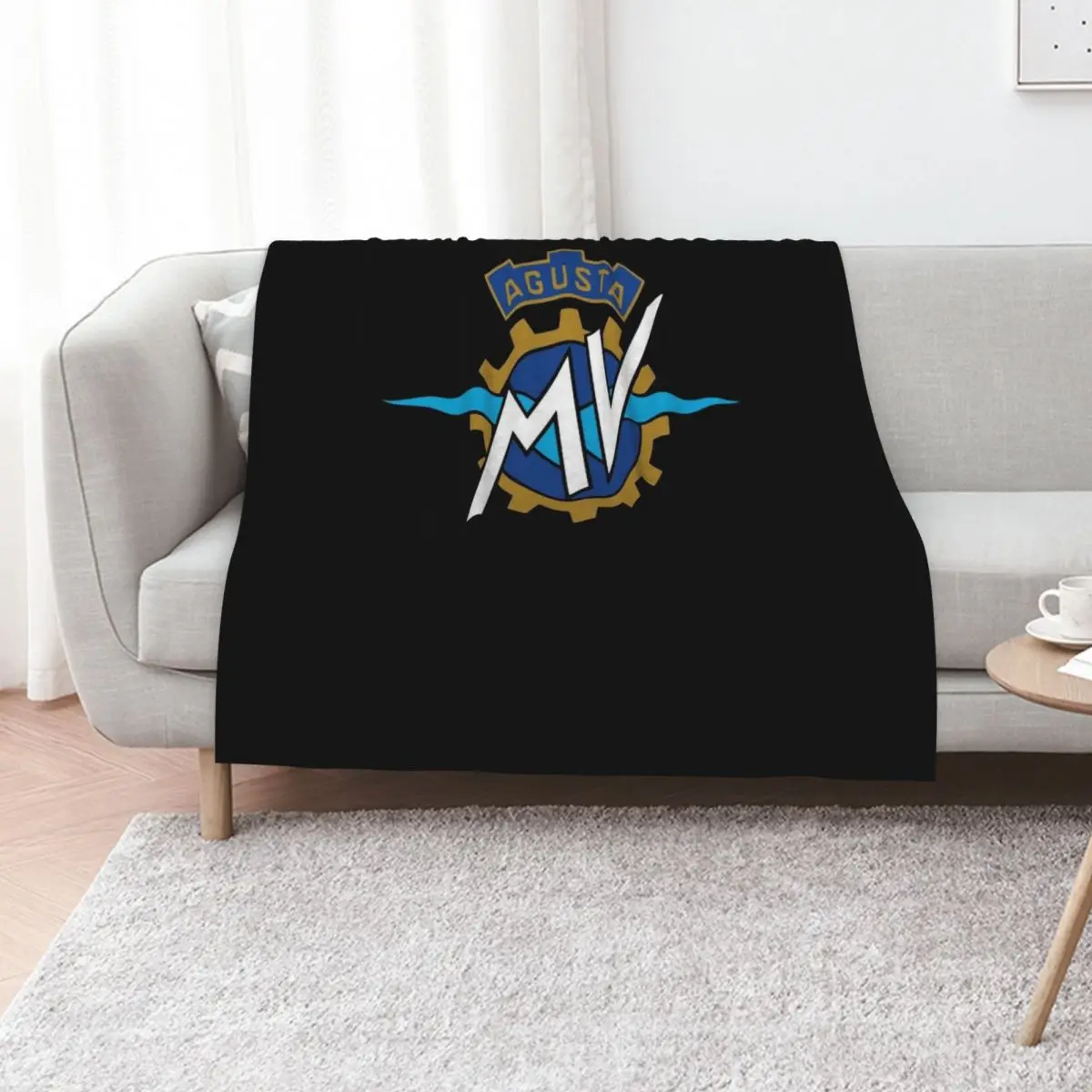 

Mv Agusta Logo Essential Throw Blanket Sofas Vintage Flannel Fabric For Sofa Thin Blankets