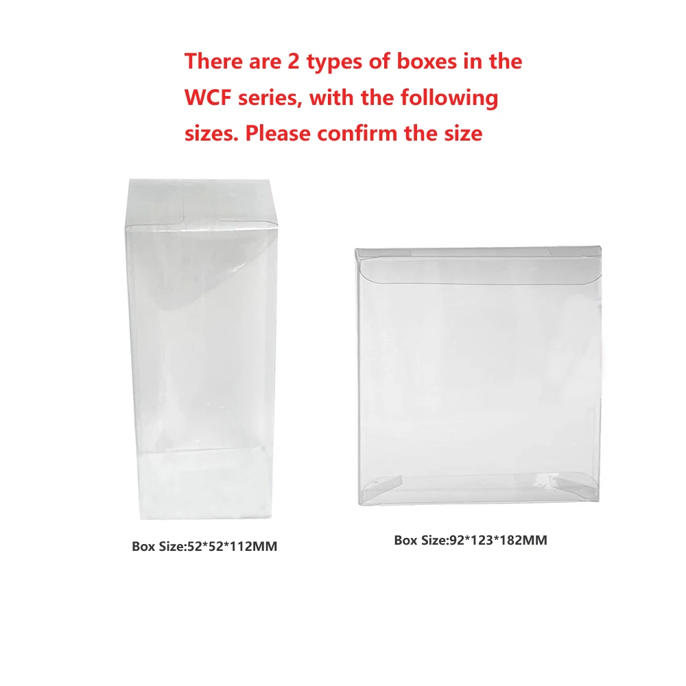 RUITROLIKER 10 Uds caja protectora transparente funda de protección caja de exhibición para figura coleccionable mundial WCF de una pieza
