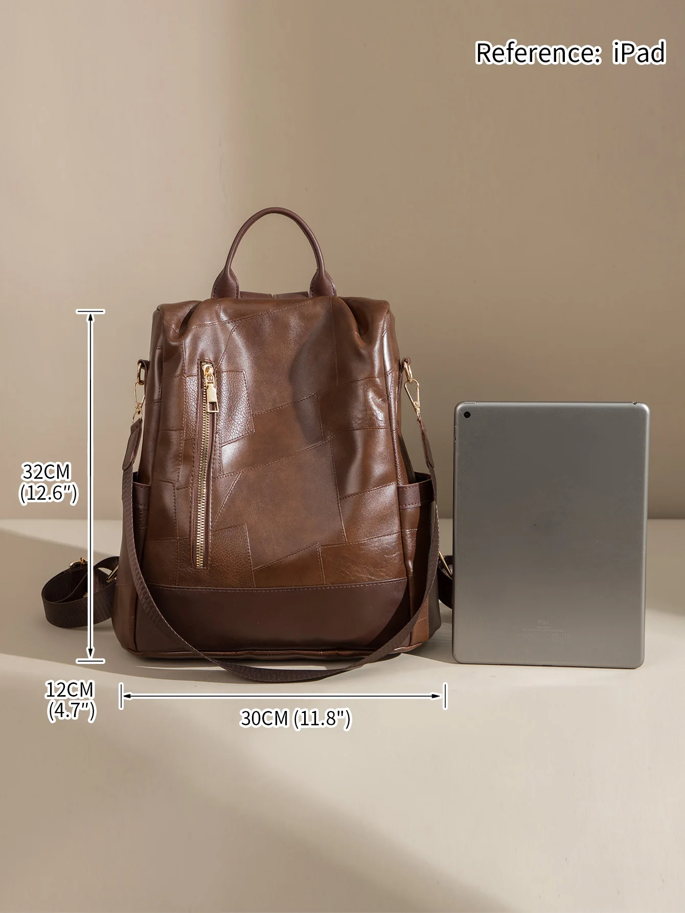 حقيبة ظهر كلاسيكية عصرية جديدة للعمل والمدرسة والتسوق والسفر وحقيبة كتف نسائية متعددة الاستخدامات بسعة كبيرة #2