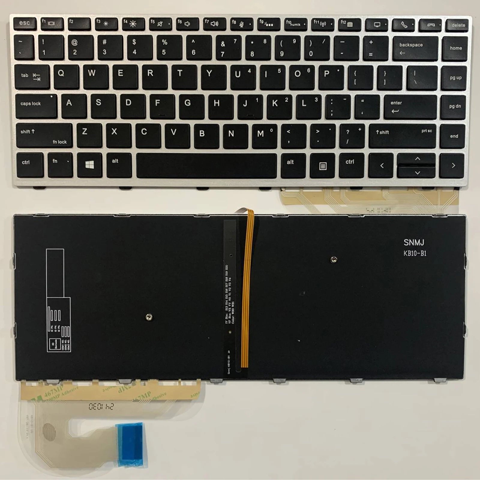 

Laptop keyboard US Layout for HP EliteBook 745 G5 G6 840 G5 840 G6 846 G5 G6