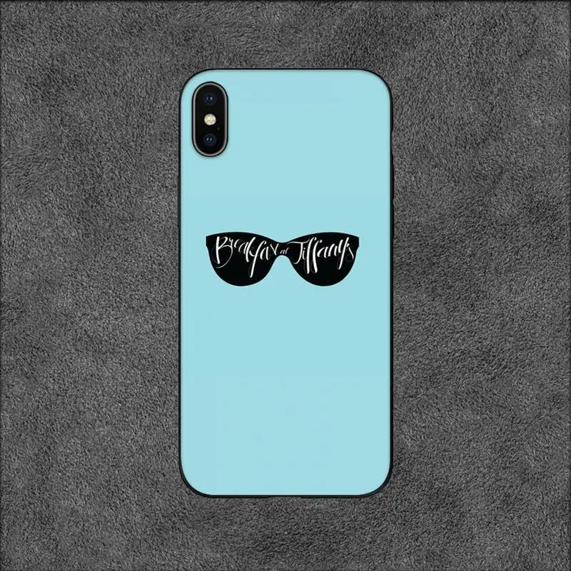 Audrey Hepburn Breakfast at Tiffany\'s Phone Case For iPhone 11 12 Mini 13 15 Pro XS Max X 8 7 6s Plus SE XR Shell