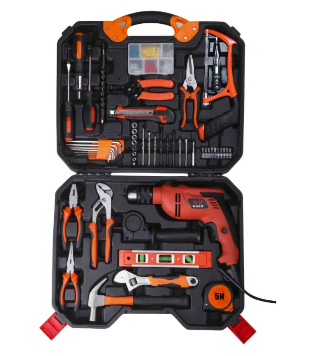 Multi-Functional Professional custom tool sets 120 pcs Electric Impact Drill Set