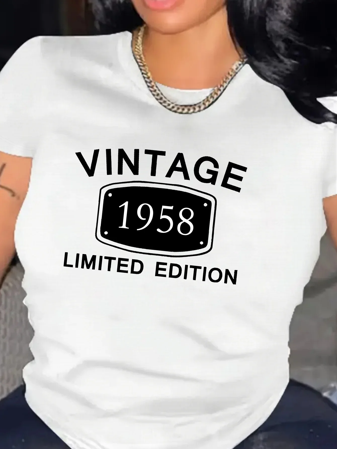 VINTAGE LIMITED EDITION 1958 women's comfit t-shirt