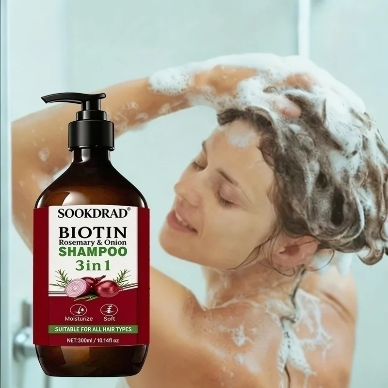 

Biotin Shampoo Nourish Scalp Gentle Cleaning Daily Hair Care For Men Women 300ml