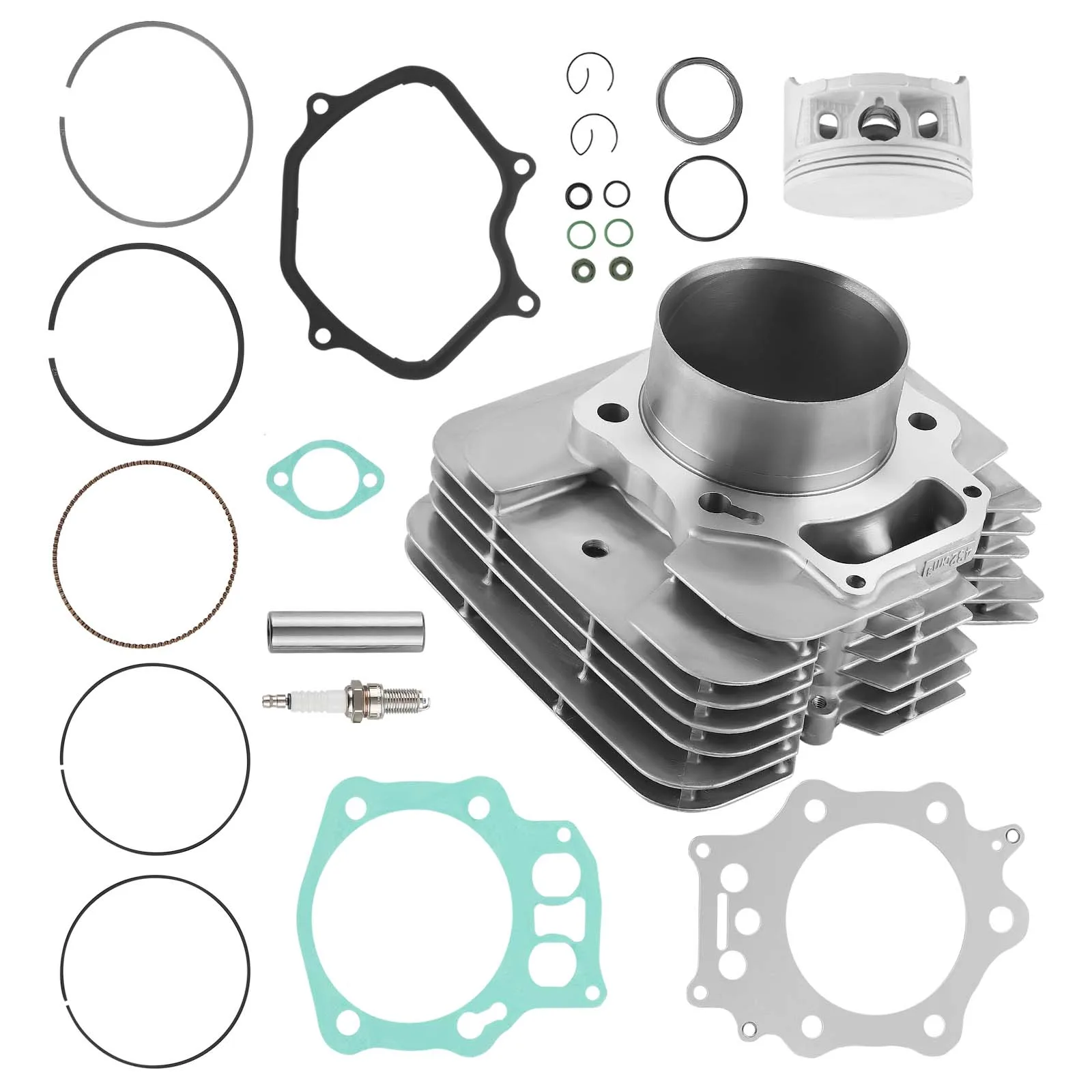 Cylinder Head Piston Ring Gasket Top End Kit Fit Honda Foreman 450 Top End Rebuild Cylinder Piston Gaskets Std 1998-2004